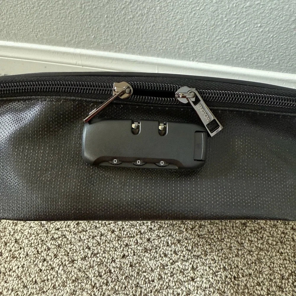 Engpow Black Men's Bag Briefcase/laptop bag/organizer with lock